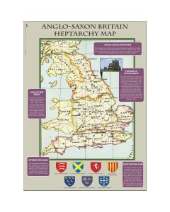 The Anglo-Saxons Heptarchy Map