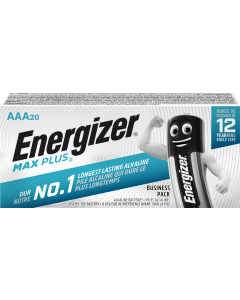 Energizer AAA Max Plus Batteries - Pack of 20