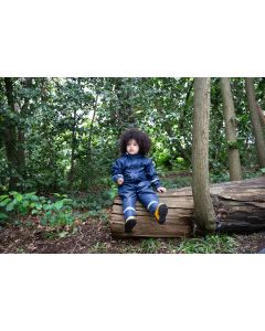 Muddy Puddles Puddleflex All in One Suit 12-18m - Navy
