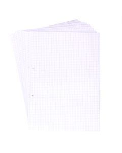 A4 Maths Paper- 5mm Squared- 2 Hole Punched - 5 Reams