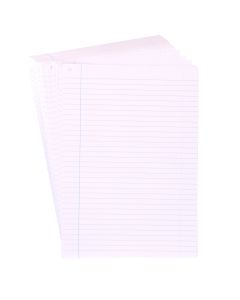 A4 Exercise Paper- 8mm Ruled/Margin- Single Hole- 5 Reams