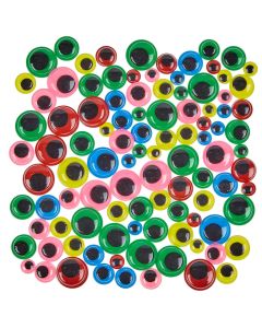 Classmates Coloured Wiggly Eyes - Pack of 100