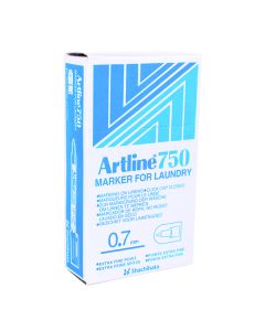 Artline Laundry Marker Black - Pack of 12