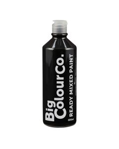 Ready Mixed Washable Paint 600ml - Black - Pack of 6