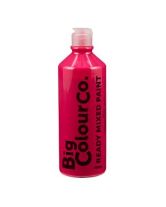 Ready Mixed Washable Paint 600ml - Cerise - Pack of 6