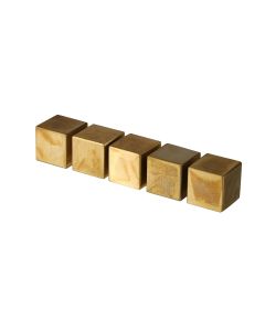 Cubes for Density Investigation Brass - Pack of 5