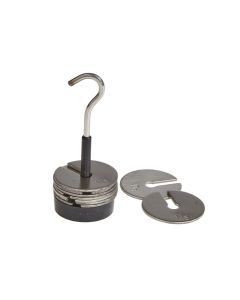 Hanging Slotted Masses Steel x 10g and Hanger - Pack of 9