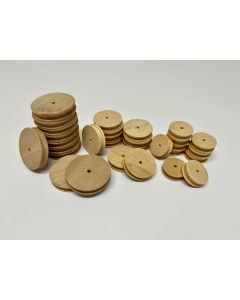 Birch Pulleys Assorted Sizes Pack of 30