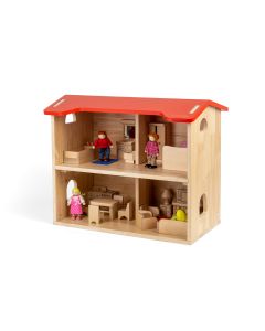 Complete Dolls House with Furniture
