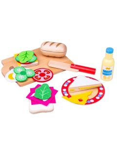 Wooden Sandwich Making Set