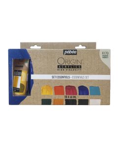 Pebeo Origin Acrylics Set - 10 x 60ml - Essentials