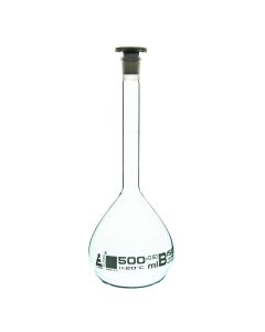 Stoppered Volumetric Flask - Pack of 2 - 500ml