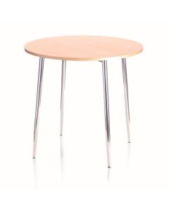 Ellipse 4 Leg Table 800mm - Beech