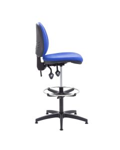 Concept Mid-Back Adjustable Draughtsman-Kit Chair - Blue