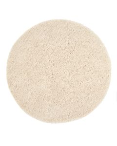 Chicago Shaggy Circle Rug - Cream 133cm