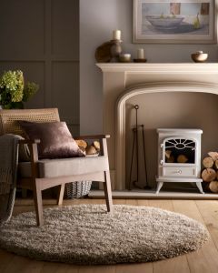 Chicago Shaggy Circle Rug - Latte 133cm