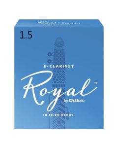 Rico Royal Eb Clarinet Reeds - 1.5 (x10)