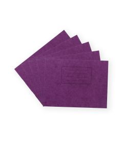 160 x 200mm Handwriting Book 40P- 6/21mm Ruled-Purple- Pk100
