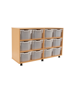 12 Extra Deep Tray Unit - Clear Trays