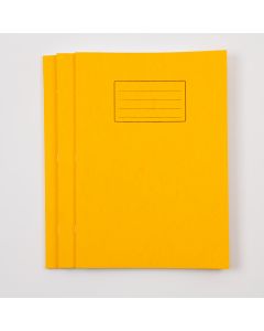 A4 Exercise Book 80 Page- Plain- Yellow - Pack of 50