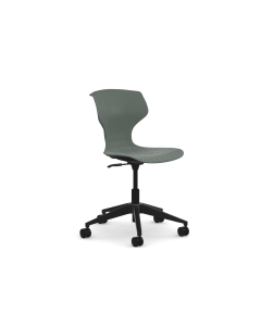 Cogni Task Chair (upholstered) - Black frame - Dark Grey