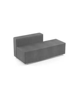Rectangular Complete Sofa - Grey