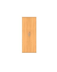 Steel Handle Lockable Storag Cupboard H1980mm  - Beech