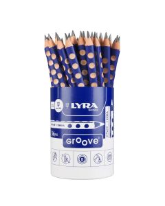 Lyra Groove Graphite Pencils - Pot of 36