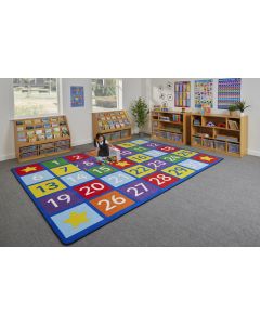 Large Number Rug 2.5 x 3.6m