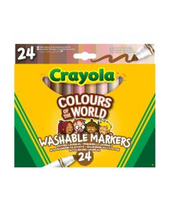 Crayola Colours of the World Markers Pack of 24