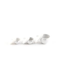 Porcelain Crucible with Lid - Squat Form - 25ml
