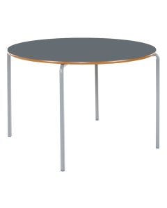 Crushed Bent Circular Table- Dia 600mm 11-14Y Slate Grey