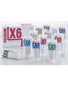 X6 Premium Acryl 100ml - Assorted Set of 12