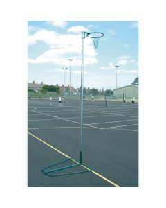 Harrod Sport Wheel Away Netball Post - Green - Pair