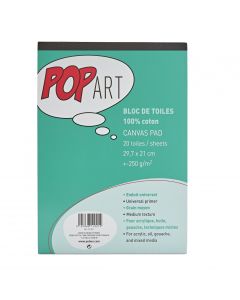 Pebeo Pop Art Cotton Canvas Pad - A4