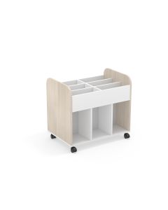 Dan Resource Trolleys - Wood Grain