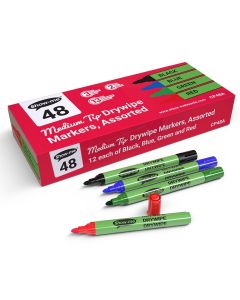 Show-me Drywipe Pens Medium Tip - Assorted