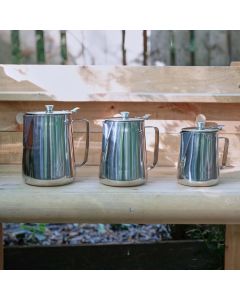 Giant Stainless Steel Teapots - Pack of 3