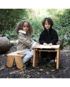 Outdoor Wooden Table and Stool from Hope Education