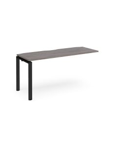 Adapt Single Desk Add On 600mm - Grey Oak