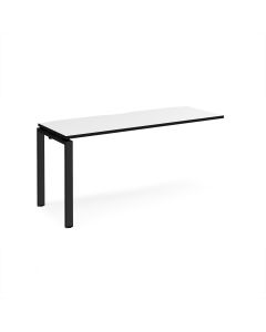 Adapt Single Desk Add On 600mm - White