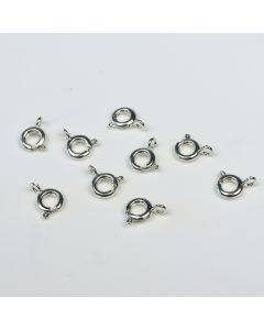 Bolt Rings 6mm Nickel Plated. Pack of 50