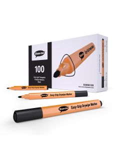 Show-me Triangular Drywipe Pens - Black - Pack 100