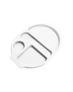 Harfield Large Meal Tray-White