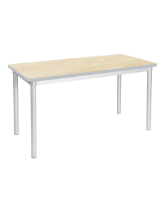 Galt Dining Table Tables - Silver Frame - L 1200 x W 750 mm