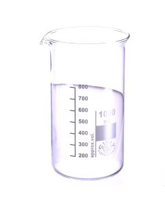 Simax Tall Form Beakers with Spout - 1000ml - Pack of 10