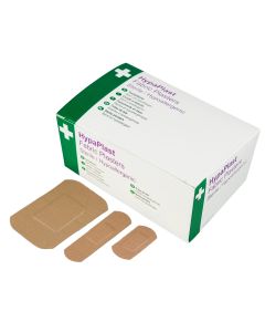 HypaPlast Heavy Duty Fabric Plasters Assorted- Pk of 100
