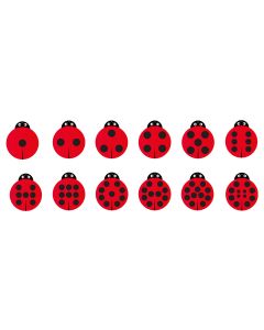Back to Nature Ladybird Sensory Counting Cushions