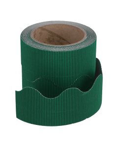 Classmates Corrugated Border Roll - Dark Green