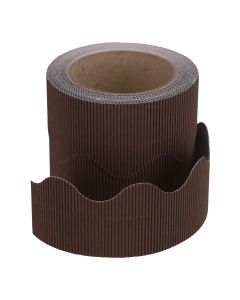 Classmates Corrugated Border Roll - Brown